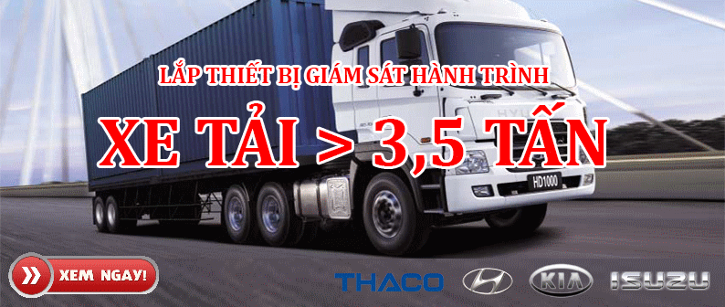 Từ ngày 01/07/2018 tất cả xe tải phải lắp thiết bị GSHT hợp chuẩn BGTVT